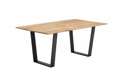 Oak Edition von Niehoff Sitzmöbel - Tisch mit Trapezkufe Metall schwarz