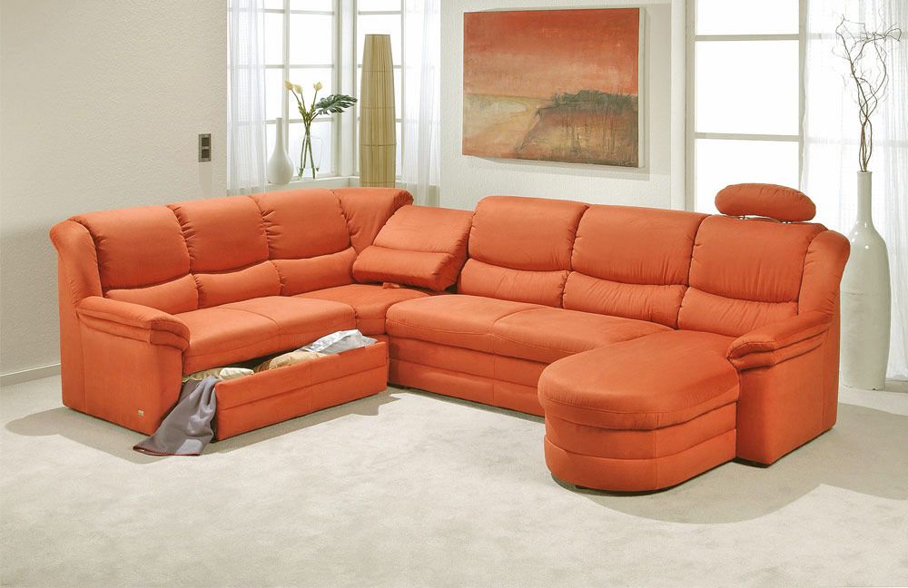 Kentucky von Polipol Wohnlandschaft terracotta Polstermöbel günstig online kaufen Sofa, Couch