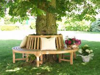 Teak Baumbank von Plo�
