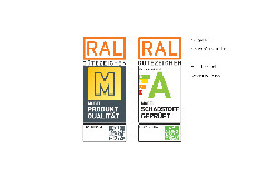 Goldenes M und RAL