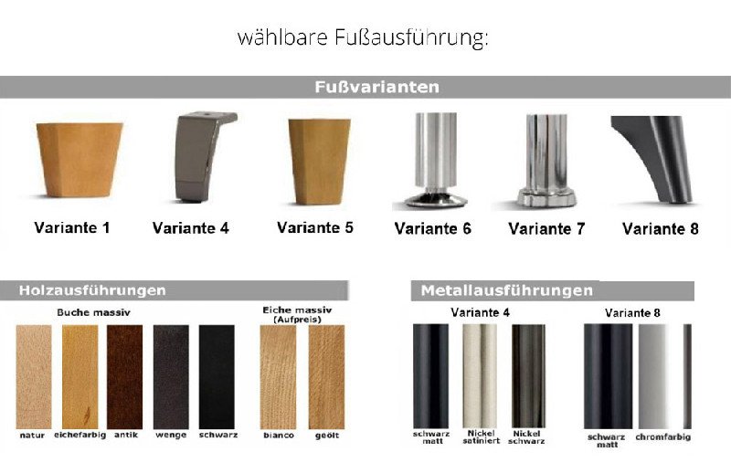 Fußausführung