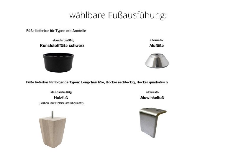 Fußausführung