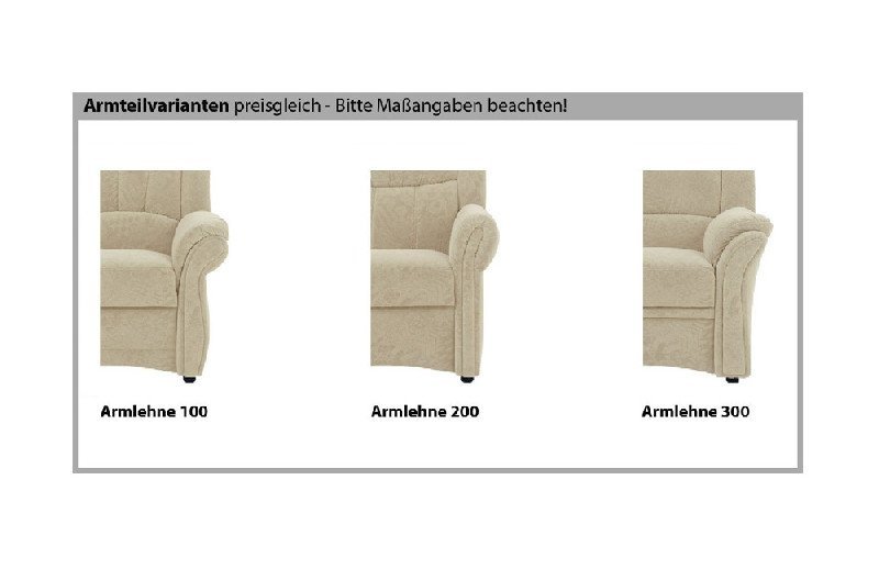 Armlehnenvarianten