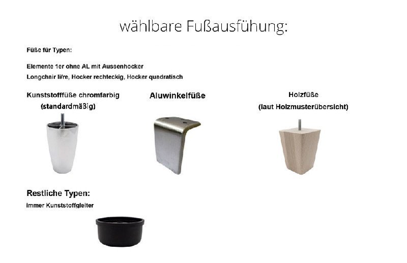 Fußausführung