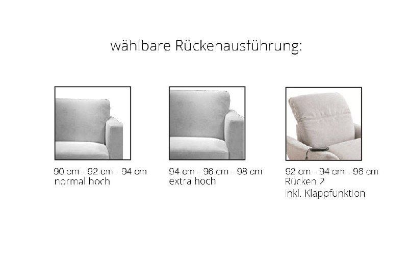 Rückenausführung