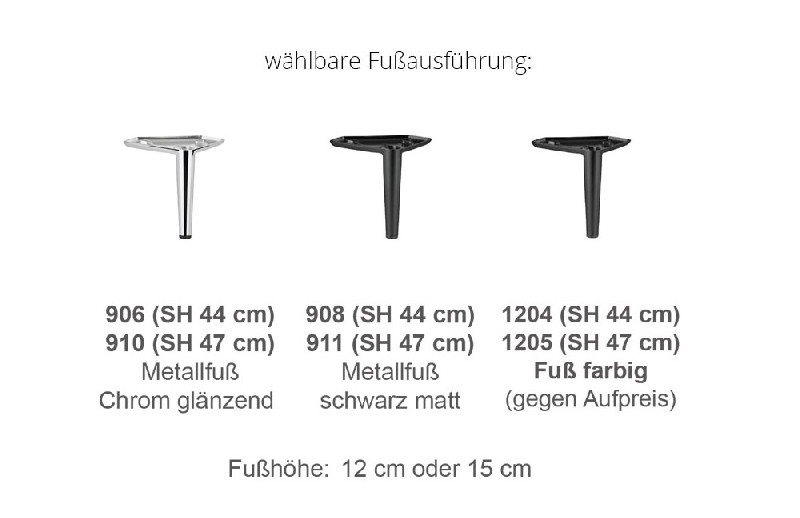 Fußausführung