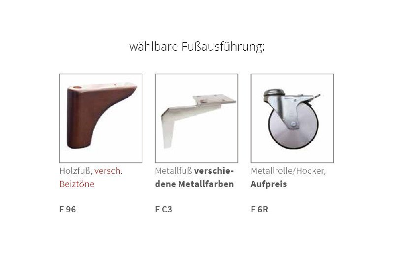 Fußausführung