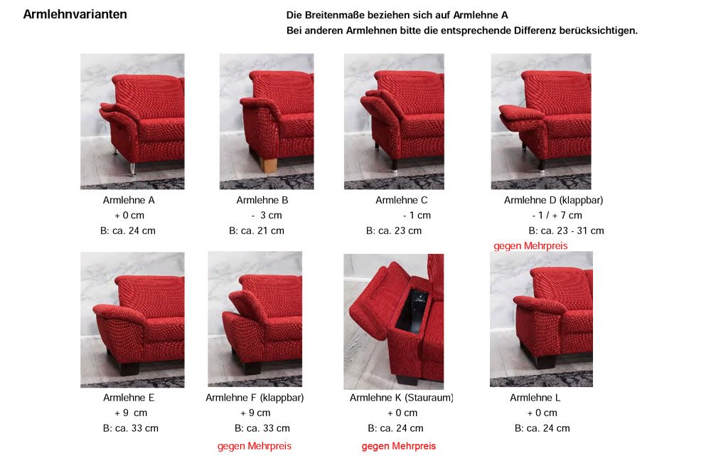 F+S Polstermöbel 180 Multi Select Wohnlandschaft in Anthrazit | Möbel