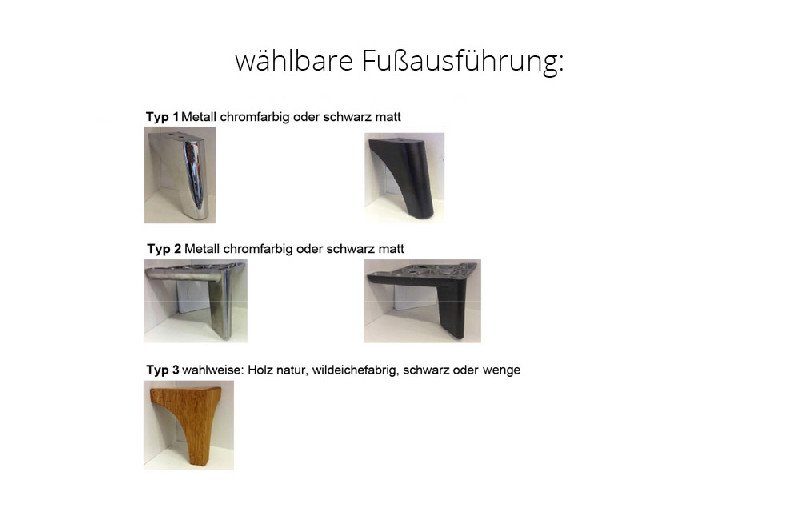 Fußausführung