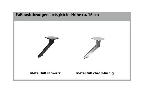 Fußausführung