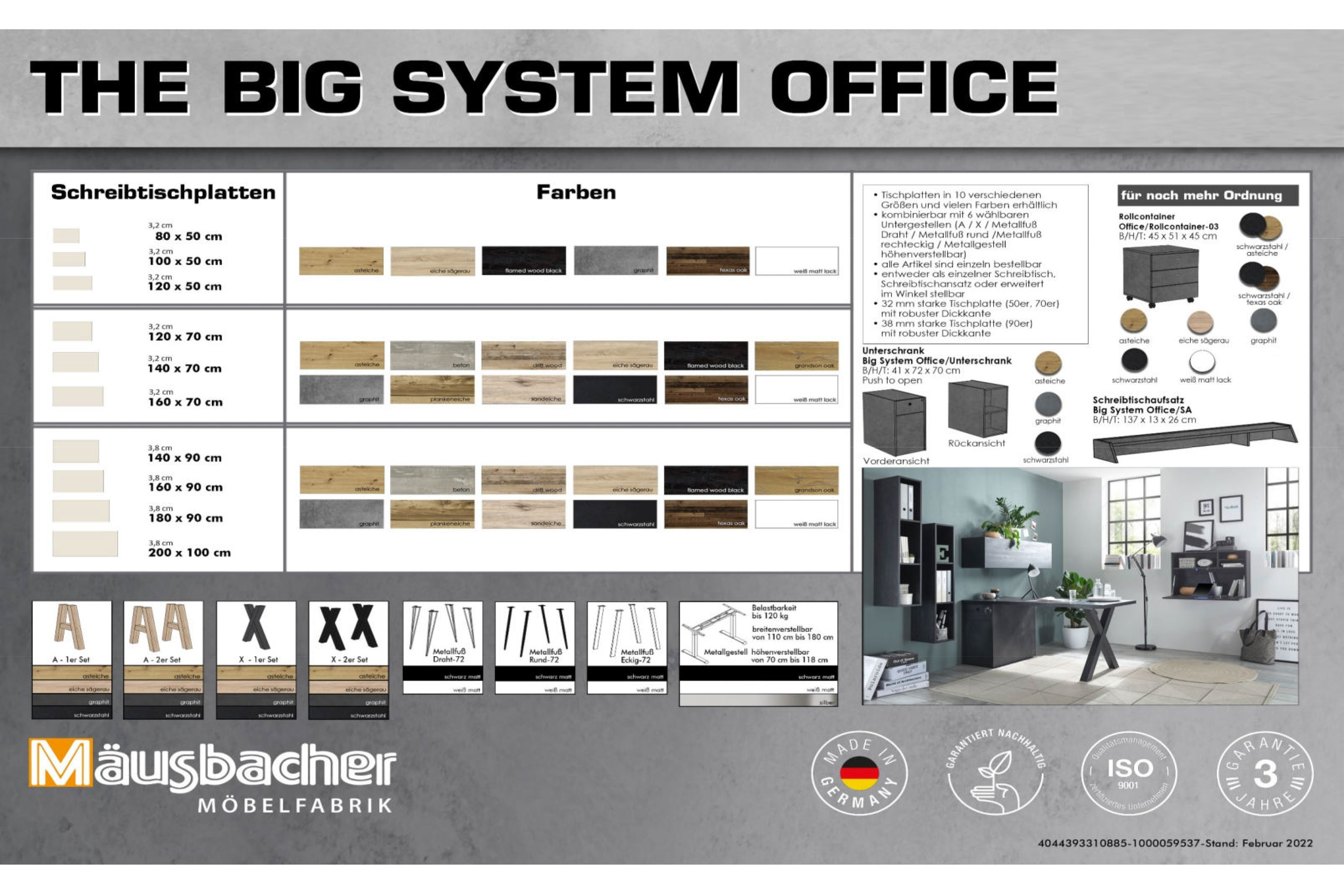 System Tisch | Mäusbacher - Ihr Möbel verstellbar Letz Online-Shop Office elektrisch Big