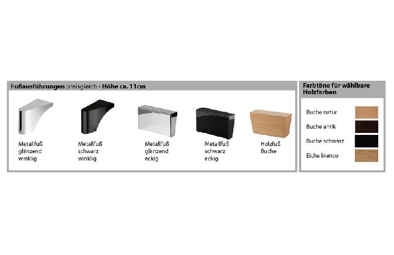 Fußausführung