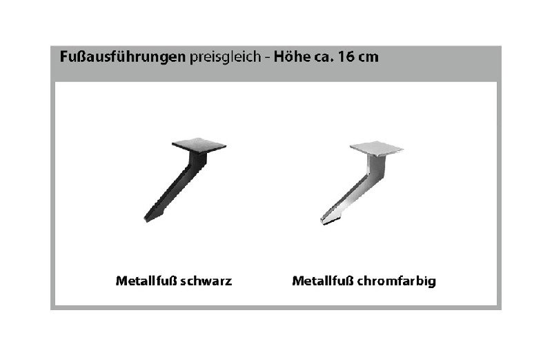 Fußausführung