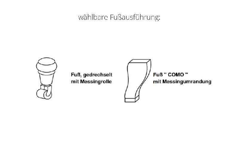 Fußausführung