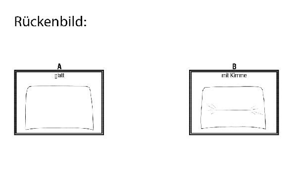 Gruber Polstermöbel Colette Sofa-Duo dunkelbraun | Möbel Letz - Ihr