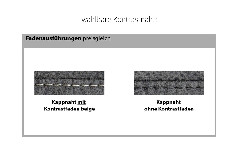 Nahtausführung