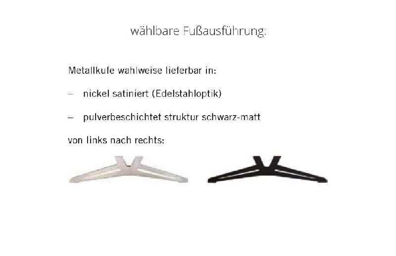 Fußausführung