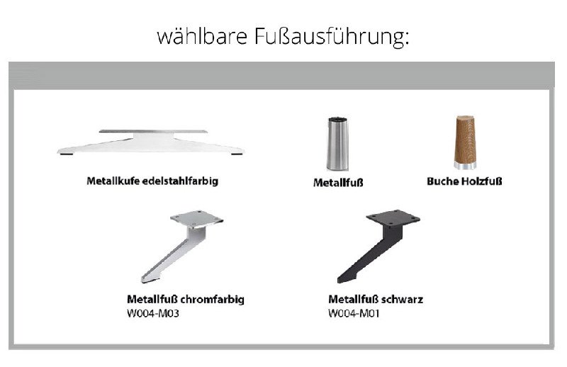 Fußausführung