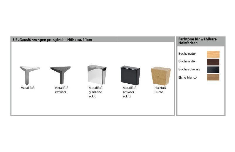 Fußausführung