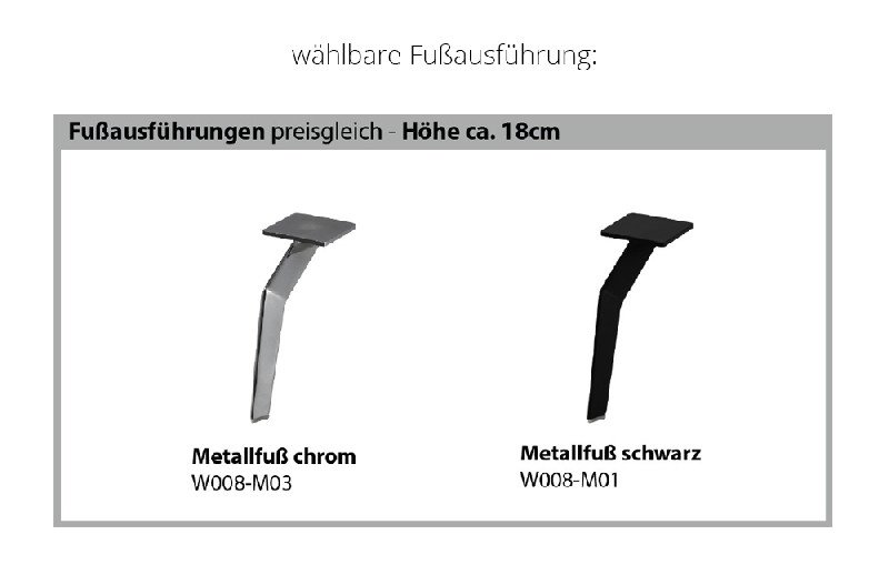 Fußausführung