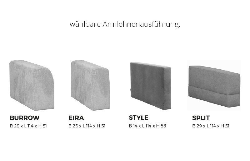 Armlehnenausführung