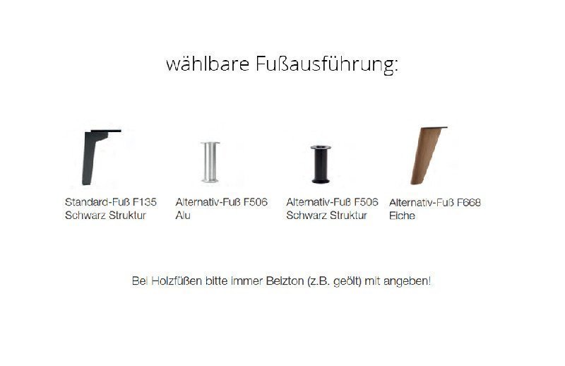 Fußausführungen