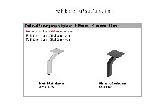 Fußausführung