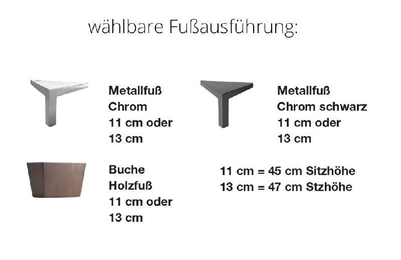Fußausführung