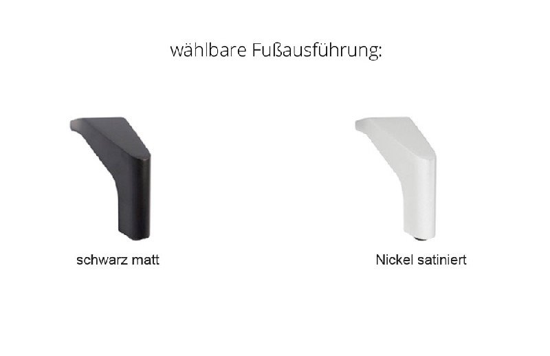 Fußausführung