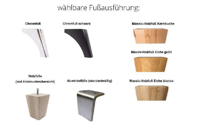 Fußausführung