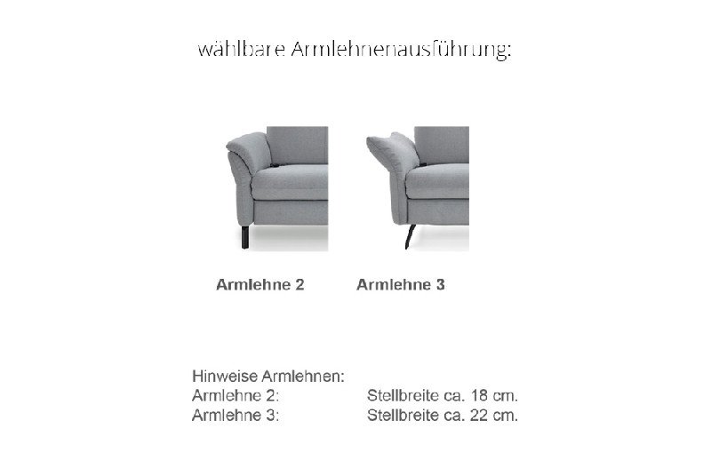 Armlehnenausführung