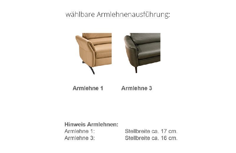 Armlehnenausführung