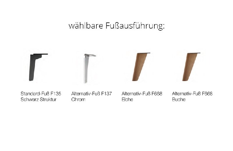 Fußausführung