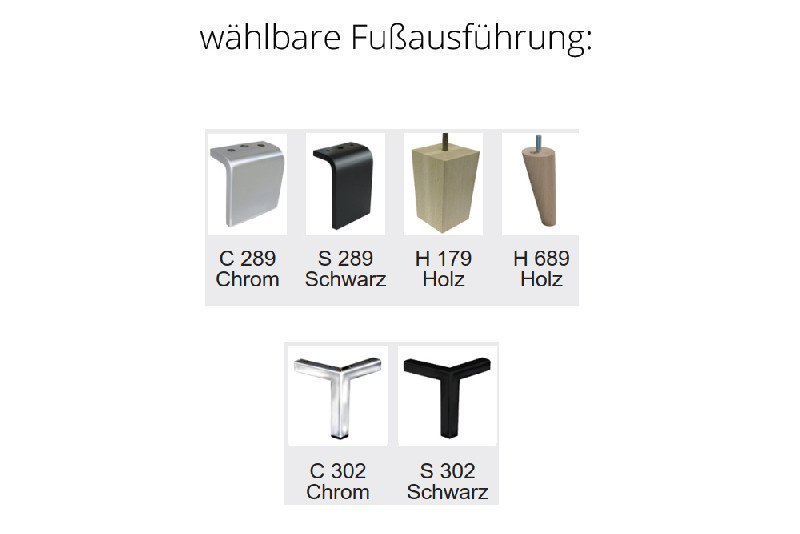 Fußausführung