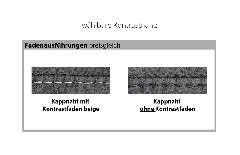 Nahtausführung