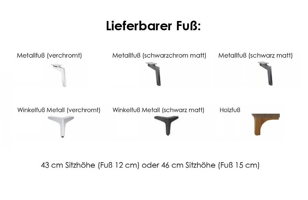 Candy Polstermöbel Cordoba Ecksofa in Braun | Möbel Letz - Ihr Online-Shop