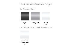 Zubehör-Ausführungen