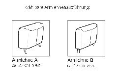 Armlehnenvariante