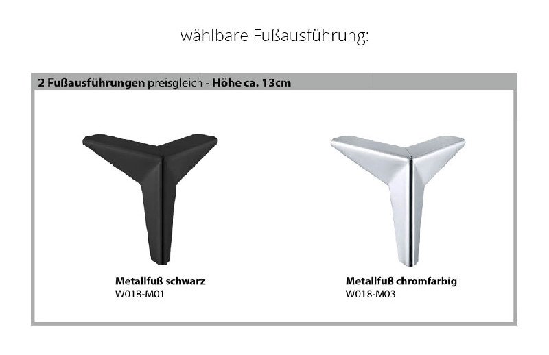 Fußausführung
