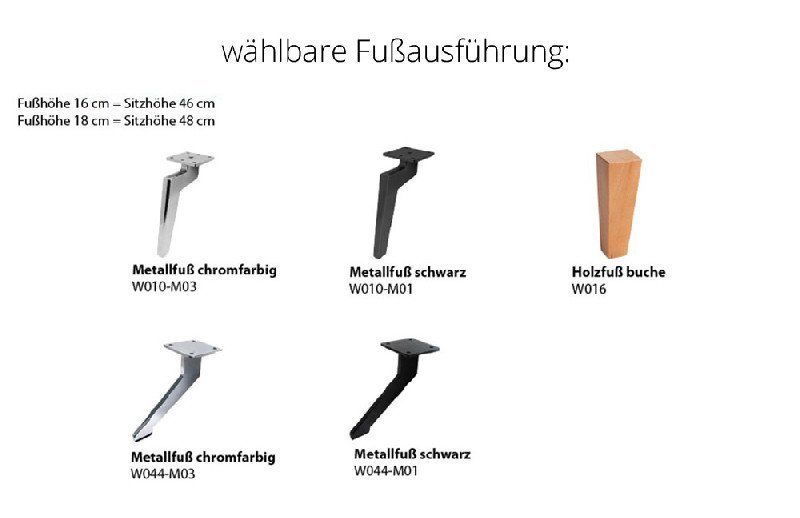 Fußausführung