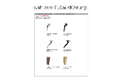 Fußausführung