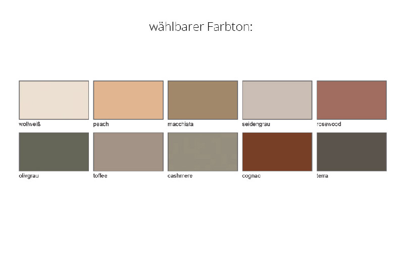 Farbtöne Metallfuß