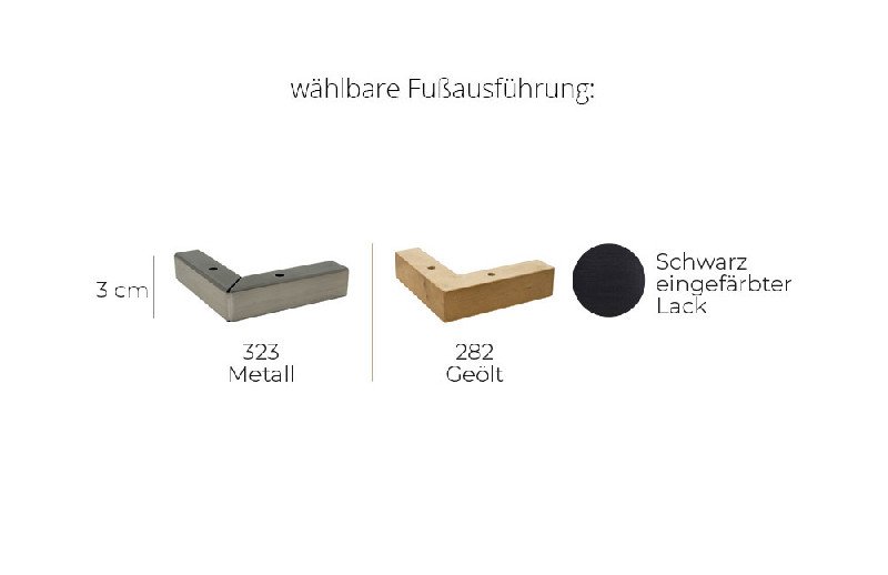 Fußausführung