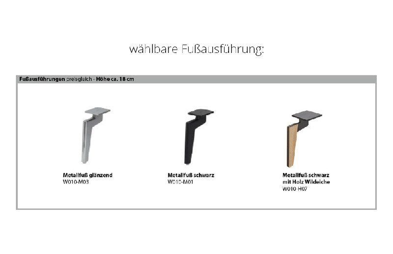 Fußausführung