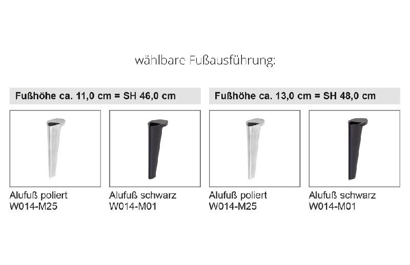 Fußausführung