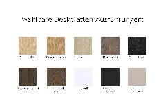 Deckplatten-Ausführungen