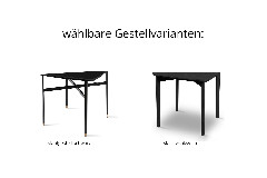 Gestellausführungen