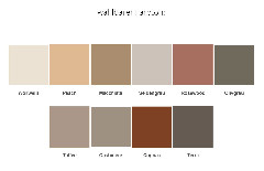 Farbtöne Metallfuß