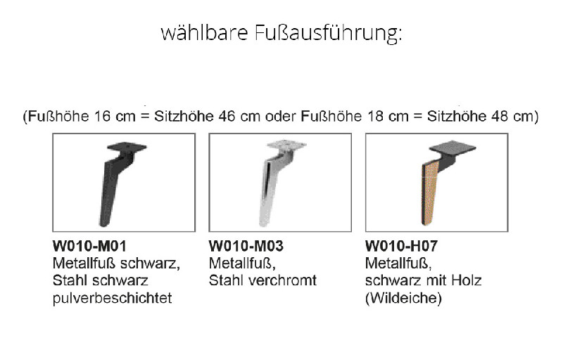 Fußausführung