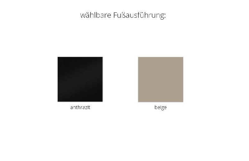 Fußausführung